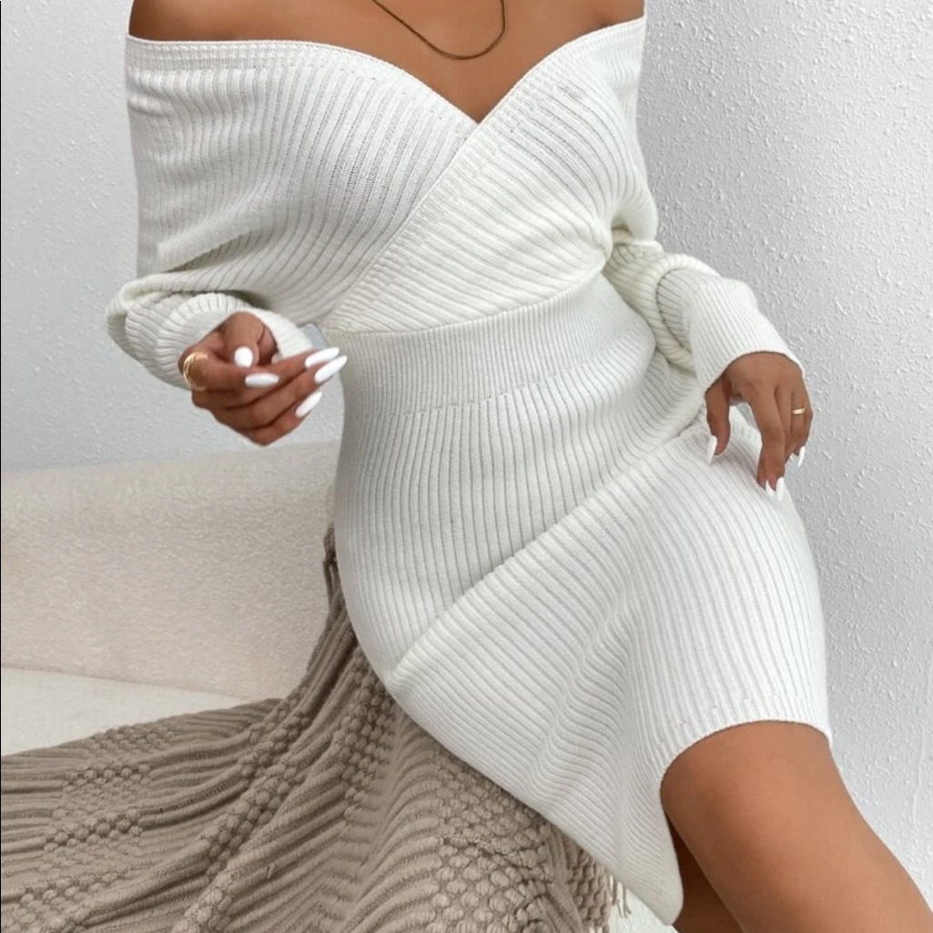 Batwing Sleeve Bodycon Dress
